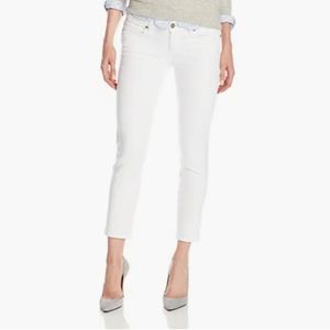 PAIGE White Kylie Crop Jeans